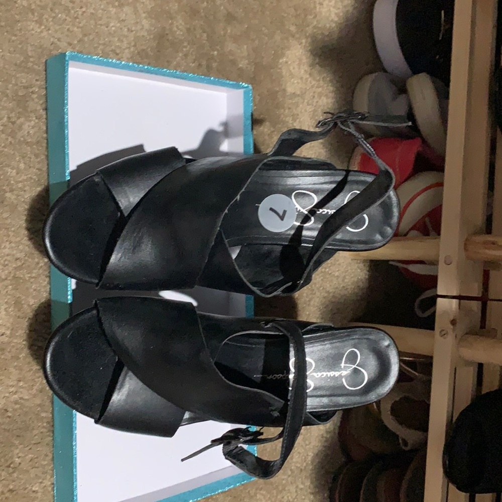 Beautiful black wedges